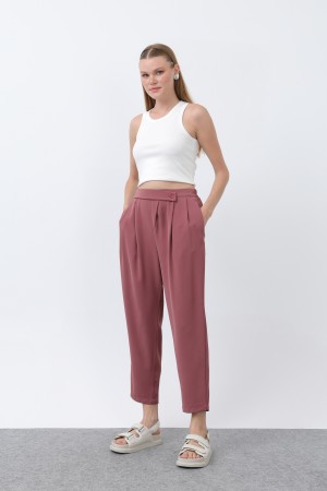 Kadın Kruvaze Pantolon - 18245PNT