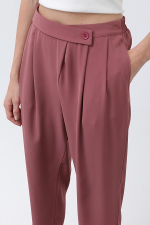 Kadın Kruvaze Pantolon - 18245PNT