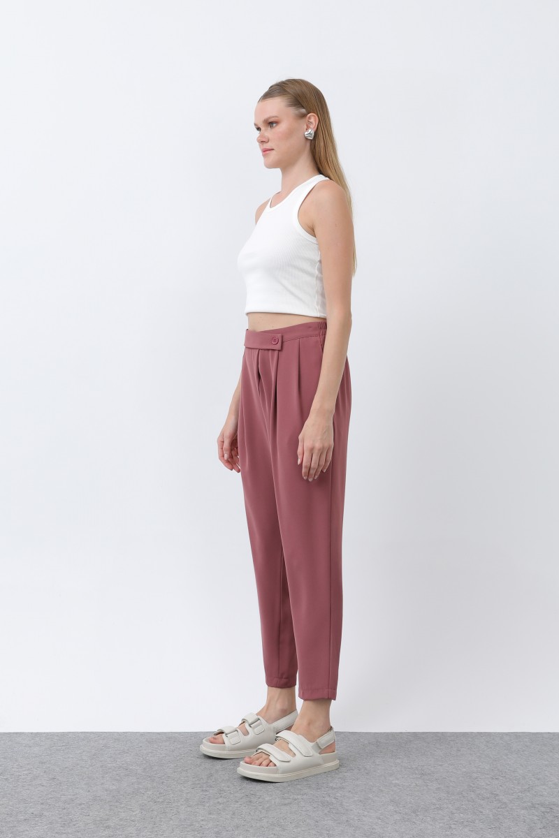 Kadın Kruvaze Pantolon - 18245PNT