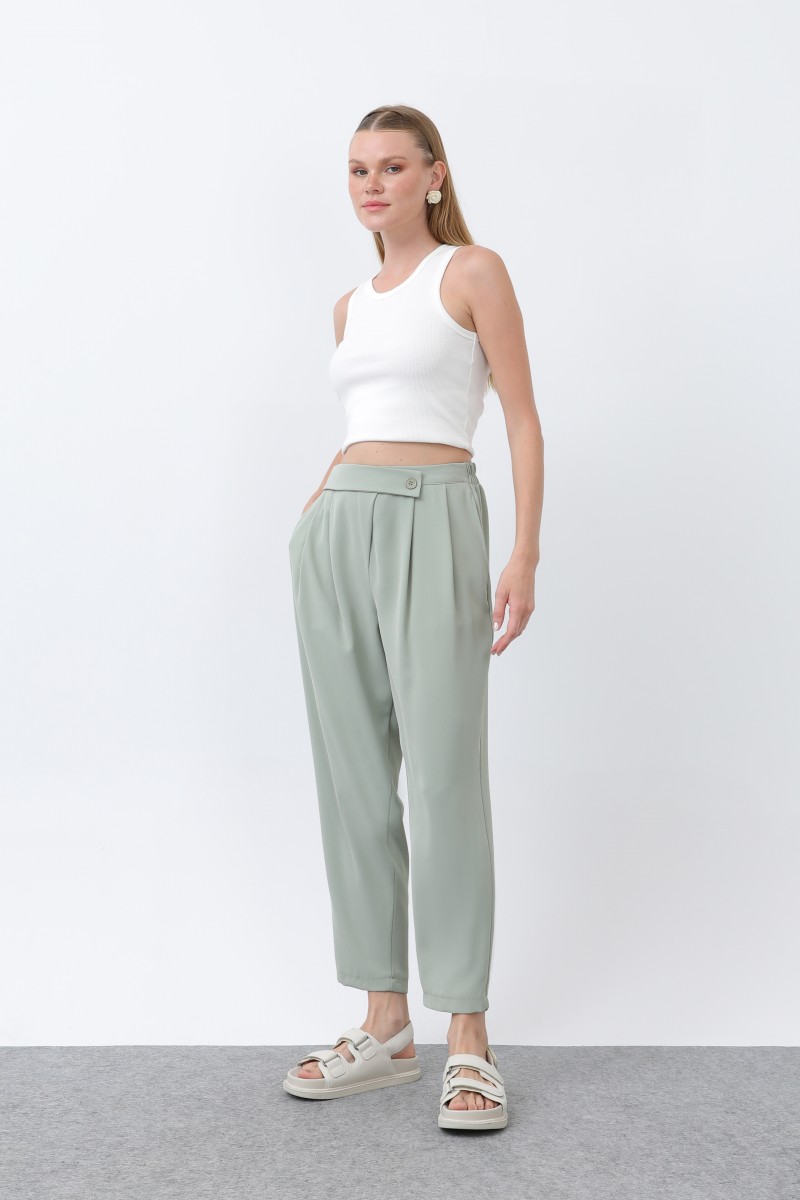 Kadın Kruvaze Pantolon - 18245PNT