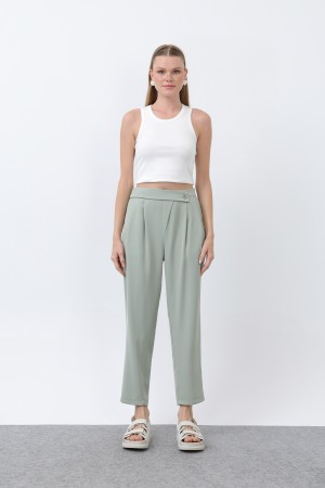 Kadın Kruvaze Pantolon - 18245PNT
