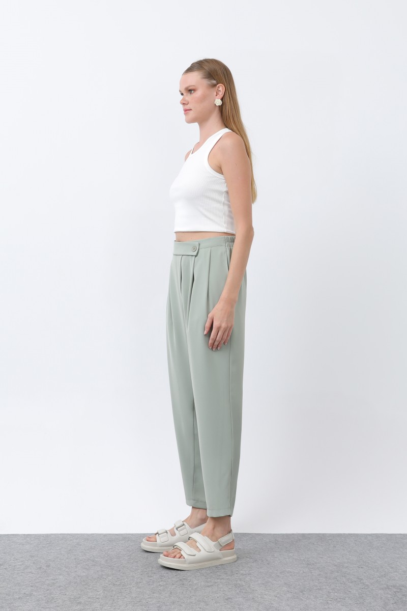Kadın Kruvaze Pantolon - 18245PNT