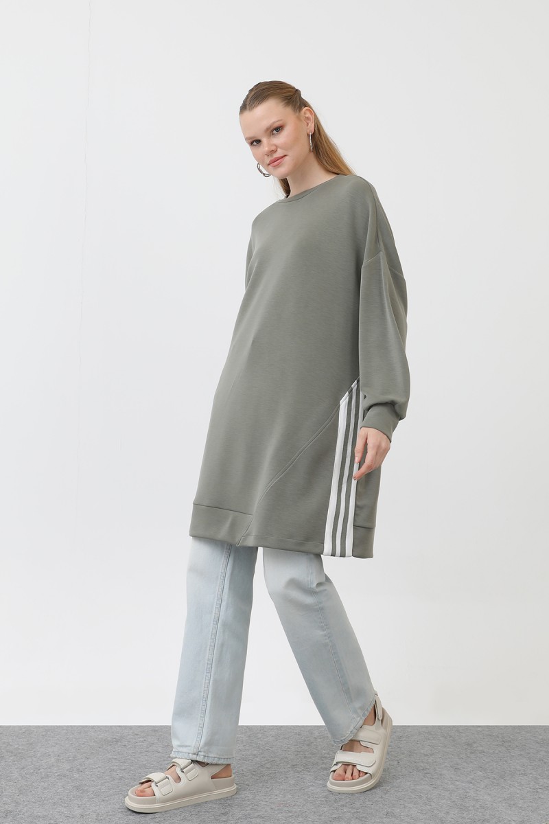 WOMEN'S TUNIC WITH TICKET DETAILED