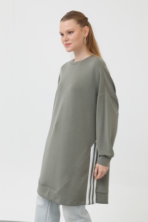 WOMEN'S TUNIC WITH TICKET DETAILED