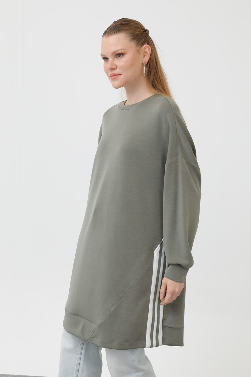 WOMEN'S TUNIC WITH TICKET DETAILED