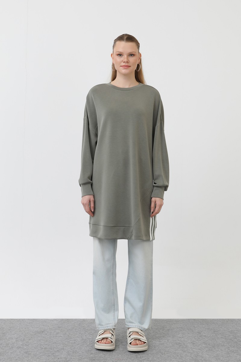 WOMEN'S TUNIC WITH TICKET DETAILED
