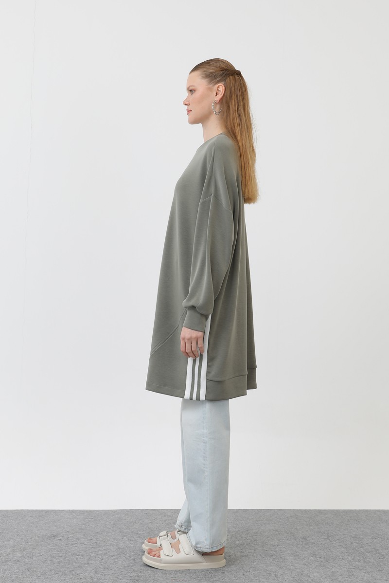 WOMEN'S TUNIC WITH TICKET DETAILED