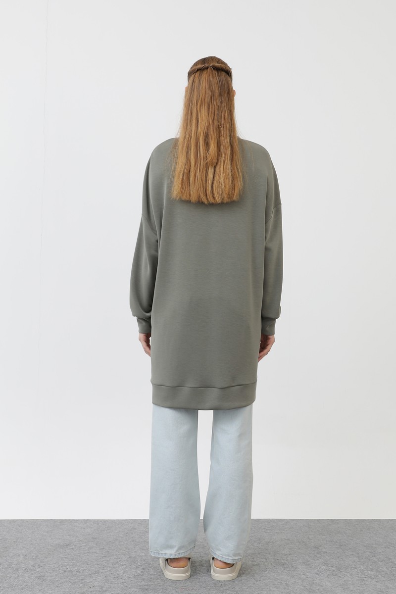 WOMEN'S TUNIC WITH TICKET DETAILED