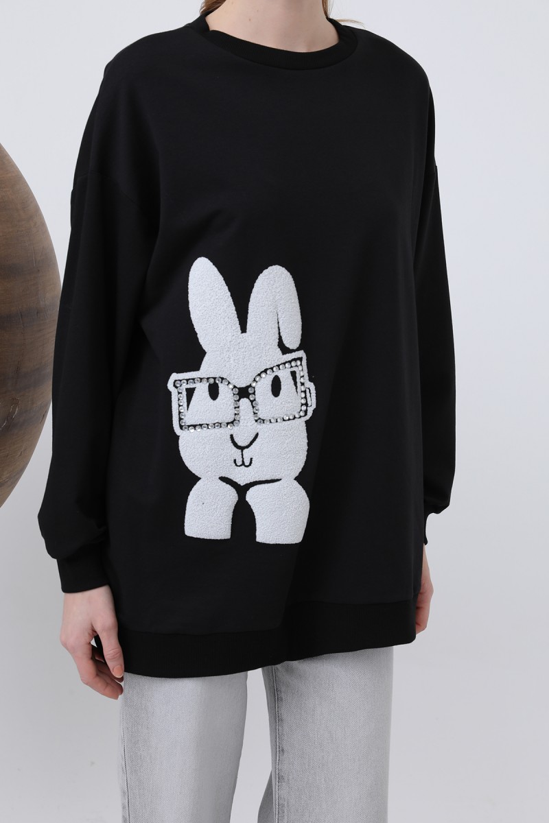 Women's Rabbit Printed Tunic - 20624TUN Women's Rabbit Printed Tunic - 20624TUN
