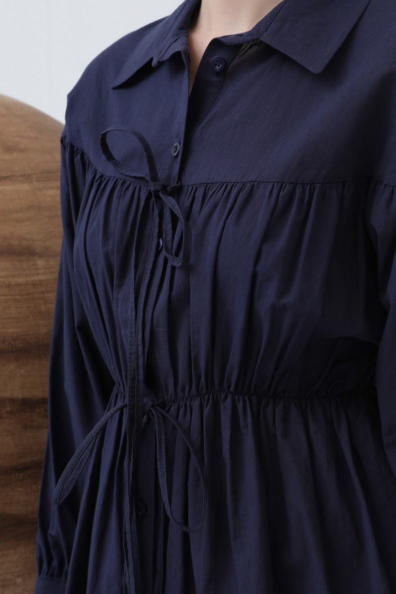 Women's Pleated Voile Shirt - 20637GML