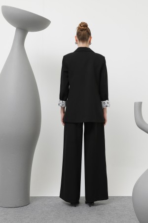 Kadın Desenli Astar Detaylı Pantolon - 32186PNT Kadın Desenli Astar Detaylı Pantolon - 32186PNT