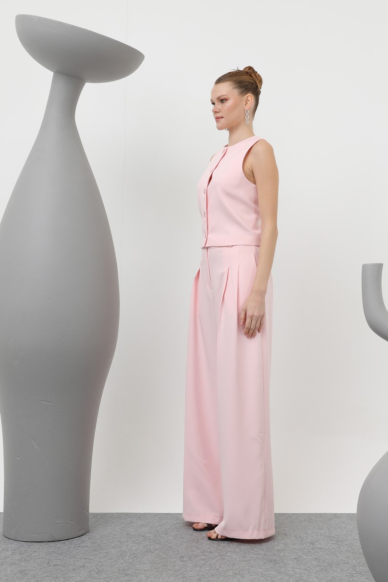 Kadın Desenli Astar Detaylı Pantolon - 32186PNT