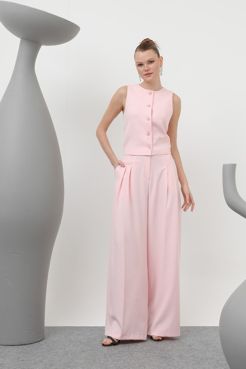 Kadın Desenli Astar Detaylı Pantolon - 32186PNT