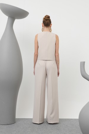 Kadın Desenli Astar Detaylı Pantolon - 32186PNT Kadın Desenli Astar Detaylı Pantolon - 32186PNT