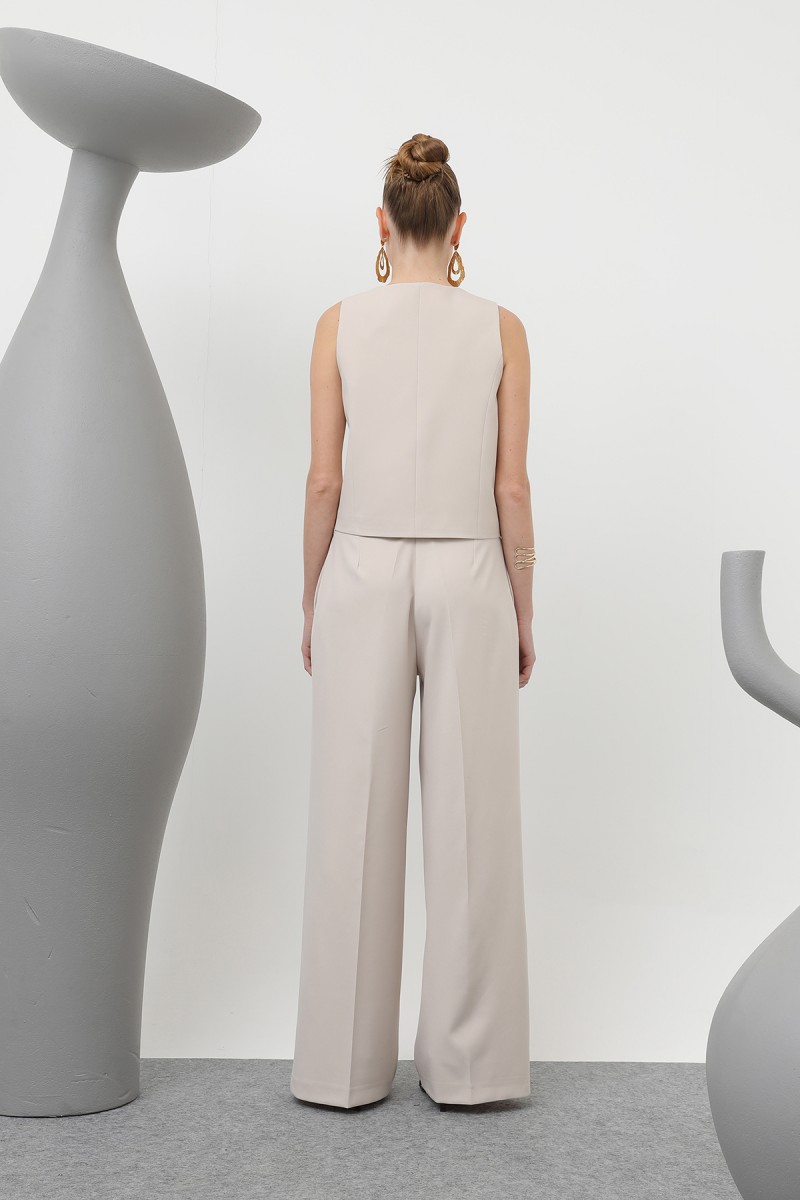 Kadın Desenli Astar Detaylı Pantolon - 32186PNT Kadın Desenli Astar Detaylı Pantolon - 32186PNT