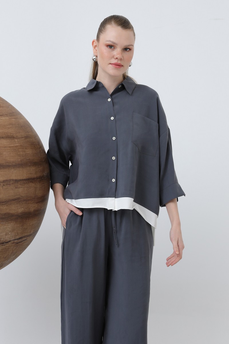 Women's Back Printed Shirt - 32205GML Women's Back Printed Shirt - 32205GML