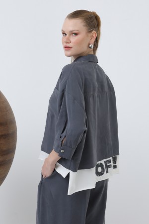 Women's Back Printed Shirt - 32205GML Women's Back Printed Shirt - 32205GML