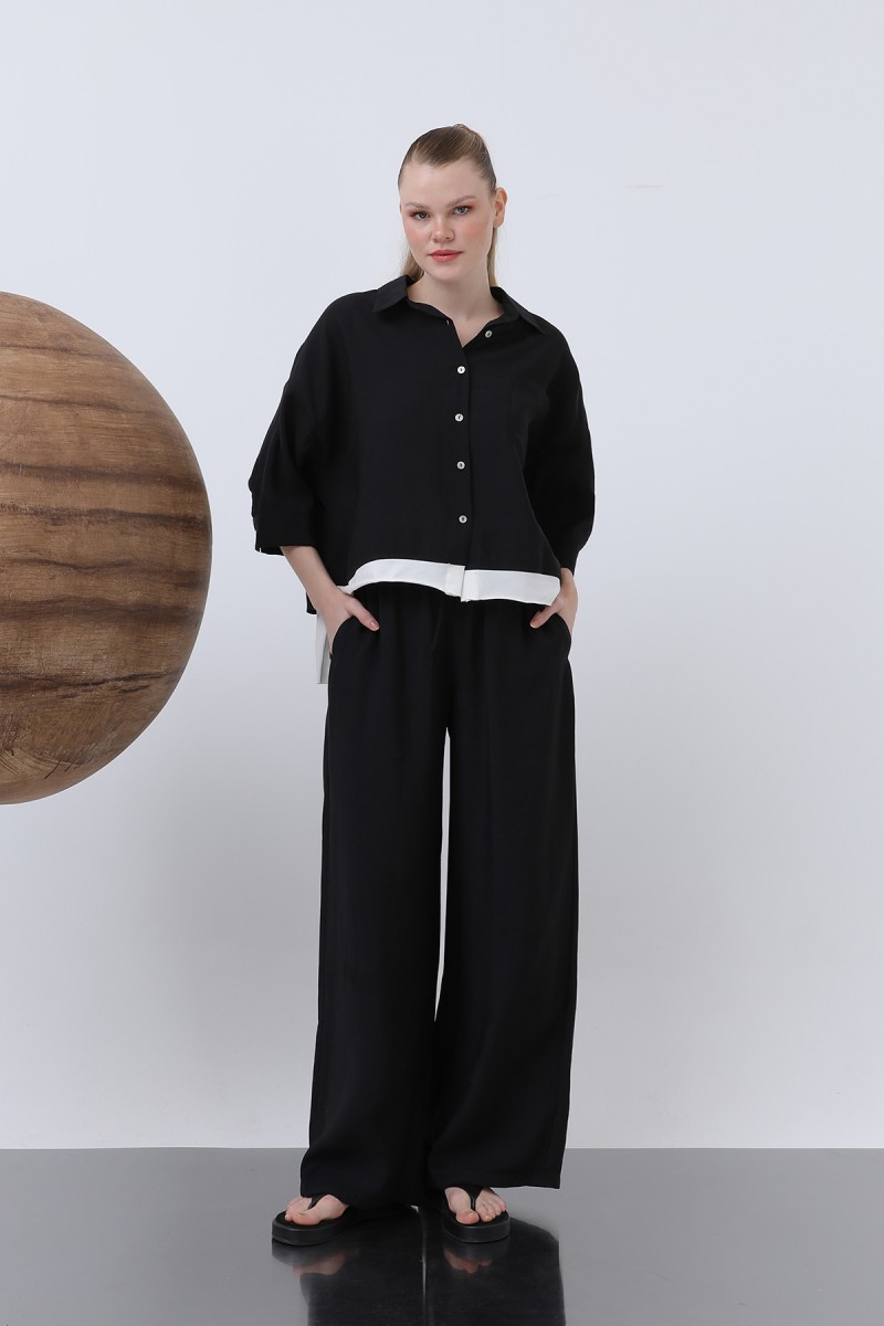 Kadın Bel Lastikli Pantolon - 32206PNT Kadın Bel Lastikli Pantolon - 32206PNT