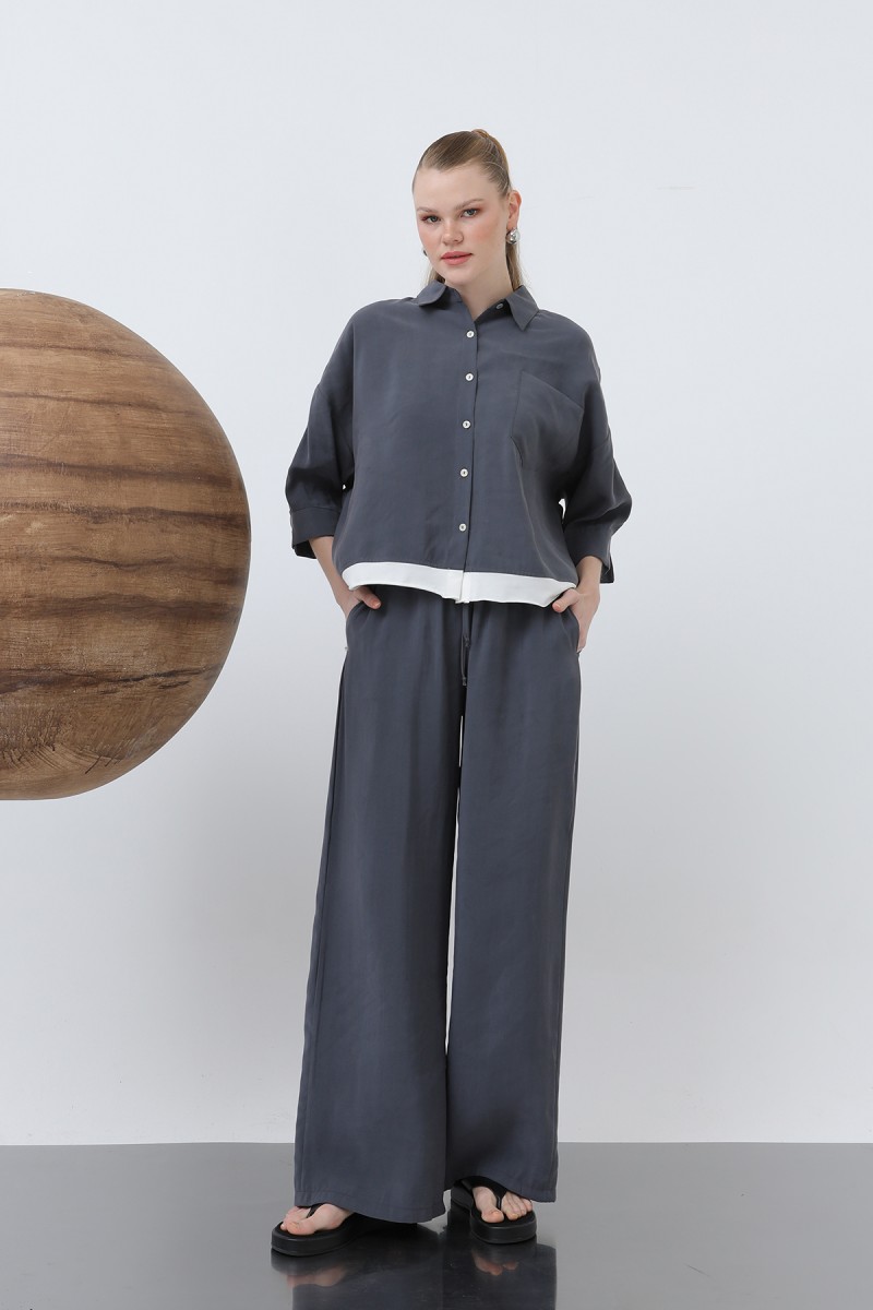Kadın Bel Lastikli Pantolon - 32206PNT