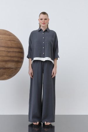 Kadın Bel Lastikli Pantolon - 32206PNT