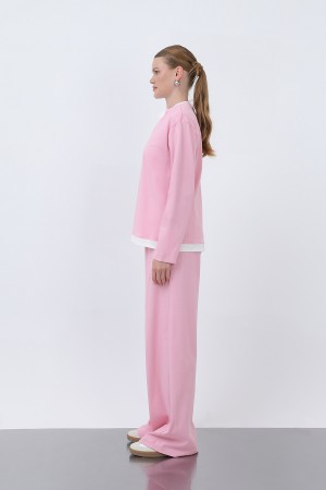 Kadın Basic Garnili Sweatshirt Kadın Basic Garnili Sweatshirt