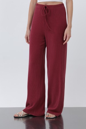 Kadın Fitilli Belden Bağlamalı Pantolon -32224PNT Kadın Fitilli Belden Bağlamalı Pantolon -32224PNT