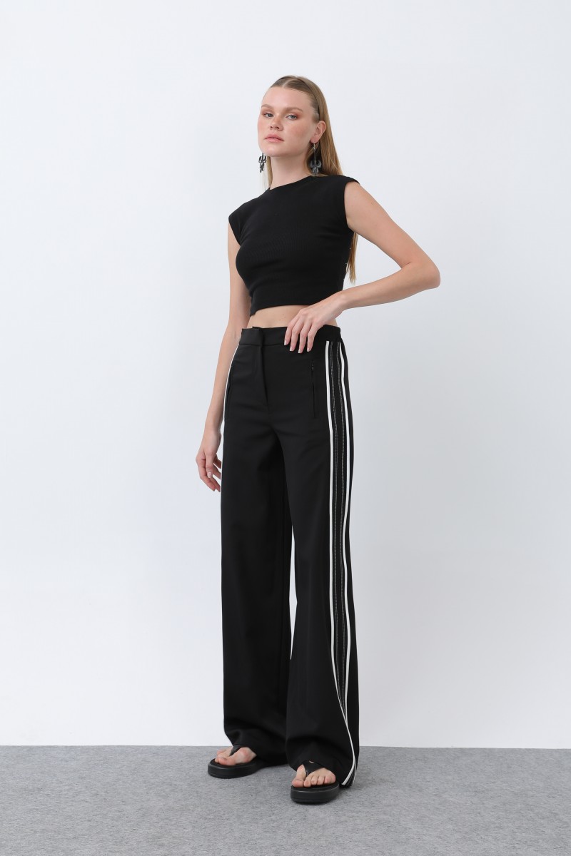 Kadın Yandan Biyeli Pantolon -32228PNT