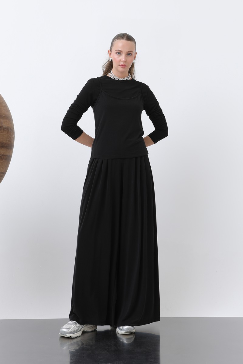 Kadın Atlet Detaylı Bluz -32262BLZ Kadın Atlet Detaylı Bluz -32262BLZ