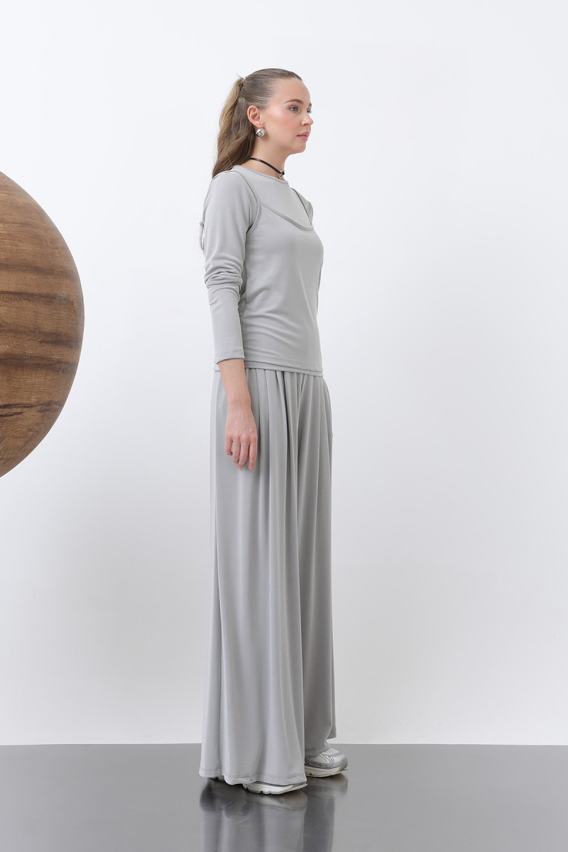 Kadın Atlet Detaylı Bluz -32262BLZ Kadın Atlet Detaylı Bluz -32262BLZ