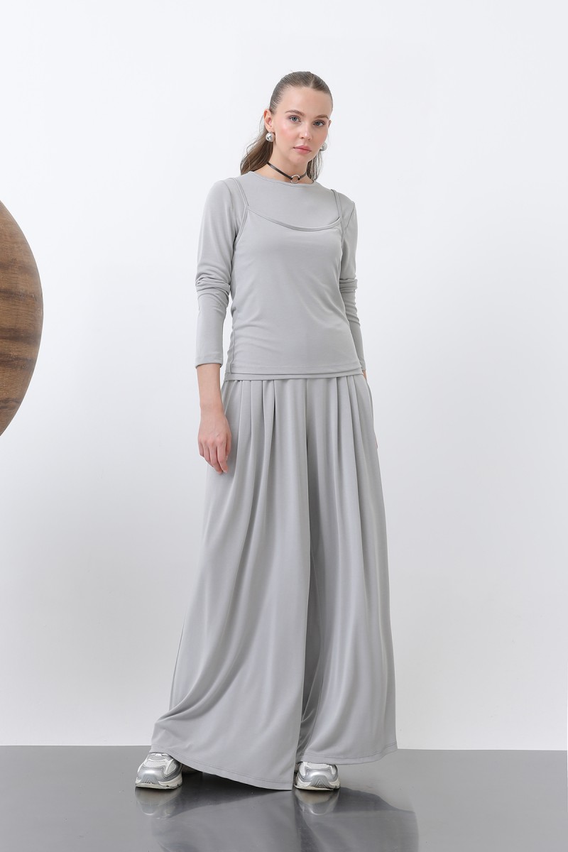 Kadın Atlet Detaylı Bluz -32262BLZ Kadın Atlet Detaylı Bluz -32262BLZ