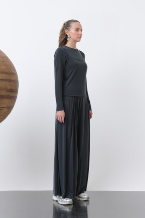 Kadın Atlet Detaylı Bluz -32262BLZ Kadın Atlet Detaylı Bluz -32262BLZ