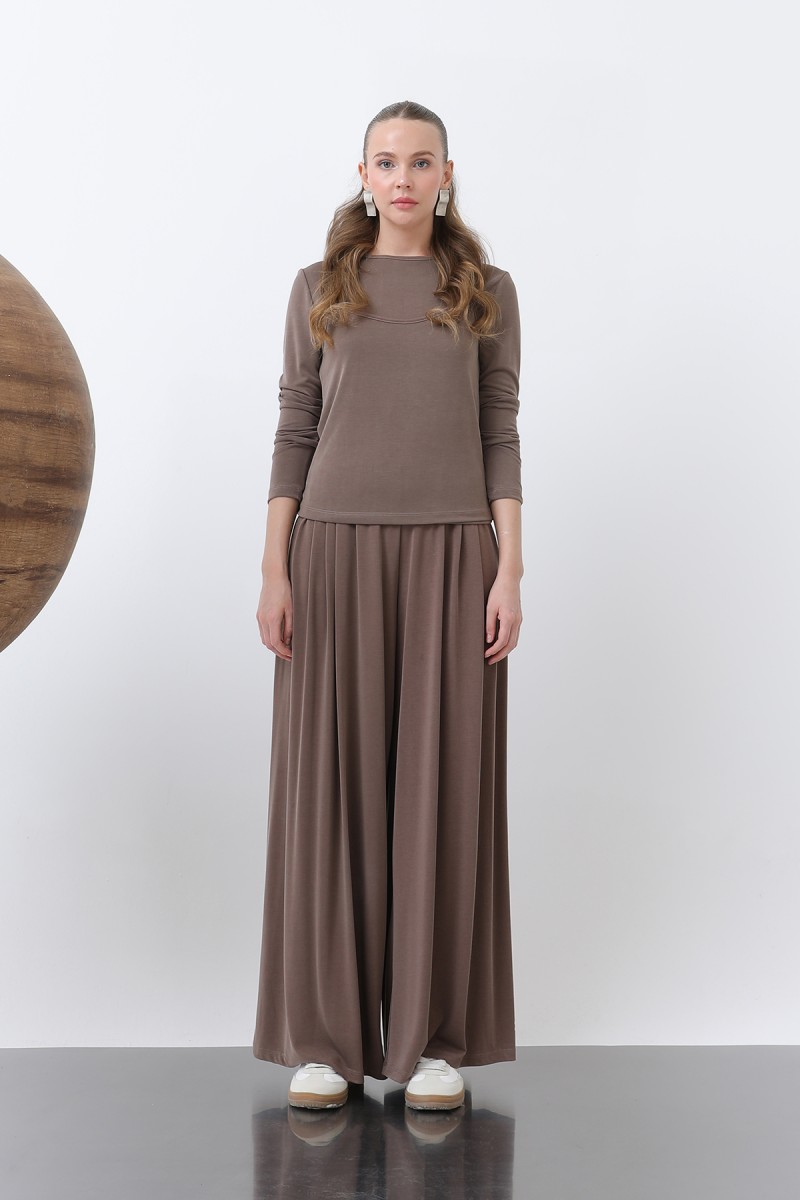 Kadın Atlet Detaylı Bluz -32262BLZ