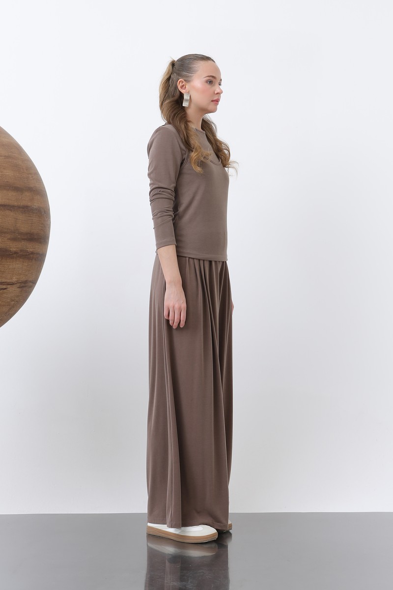 Kadın Atlet Detaylı Bluz -32262BLZ