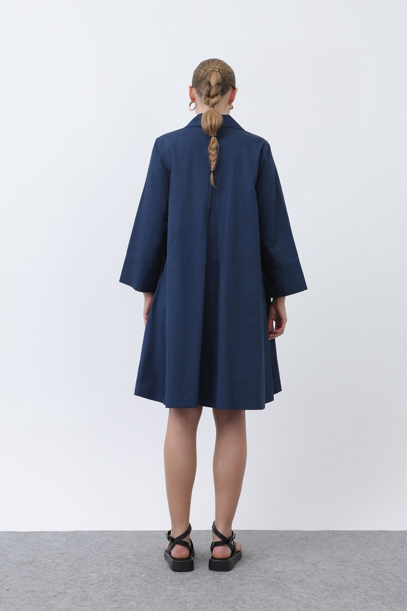 Kadın Poplin Mini Elbise -32274ELB Kadın Poplin Mini Elbise -32274ELB