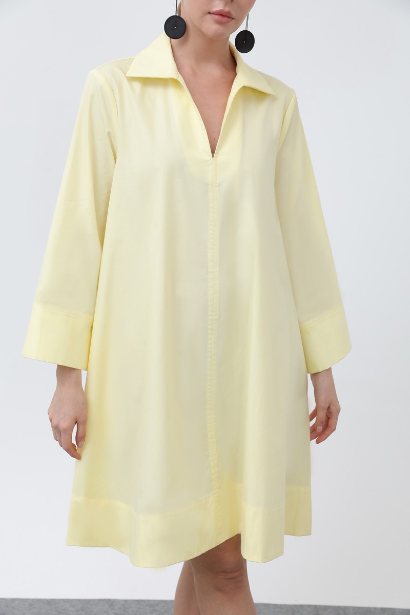 Kadın Poplin Mini Elbise -32274ELB Kadın Poplin Mini Elbise -32274ELB