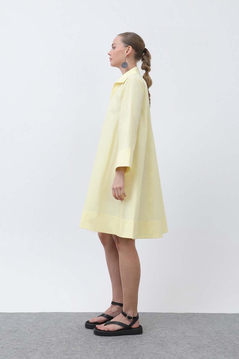 Kadın Poplin Mini Elbise -32274ELB Kadın Poplin Mini Elbise -32274ELB