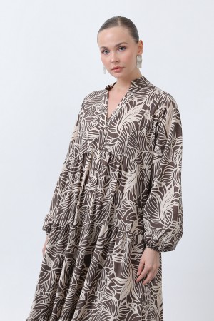 Kadın Desenli Elbise - 32311ELB Kadın Desenli Elbise - 32311ELB
