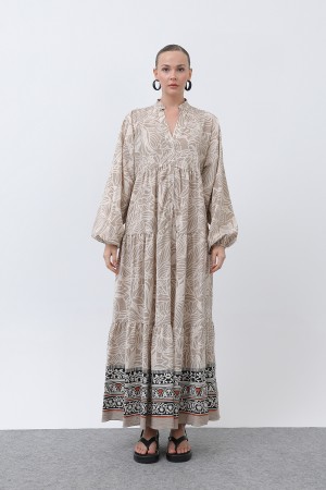 Kadın Desenli Elbise - 32311ELB Kadın Desenli Elbise - 32311ELB