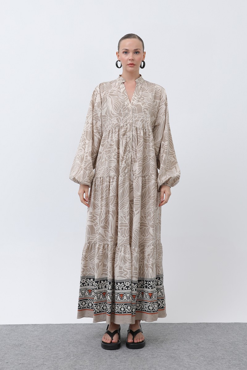 Kadın Desenli Elbise - 32311ELB Kadın Desenli Elbise - 32311ELB