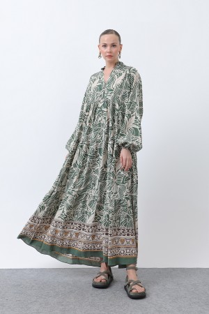 Kadın Desenli Elbise - 32311ELB Kadın Desenli Elbise - 32311ELB