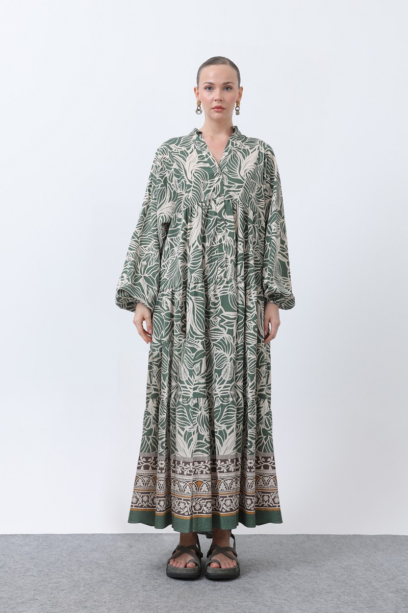 Kadın Desenli Elbise - 32311ELB Kadın Desenli Elbise - 32311ELB
