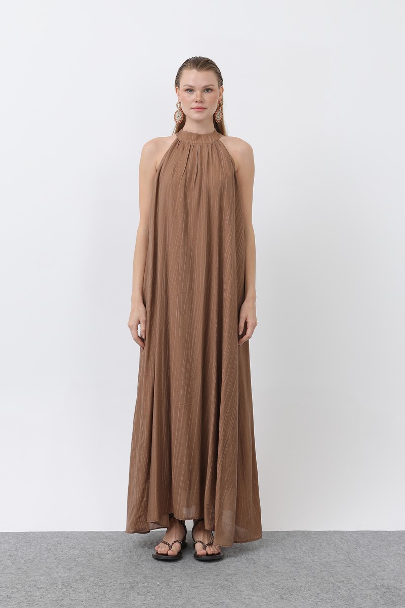 Kadın Halter Yaka Elbise - 32322ELB Kadın Halter Yaka Elbise - 32322ELB