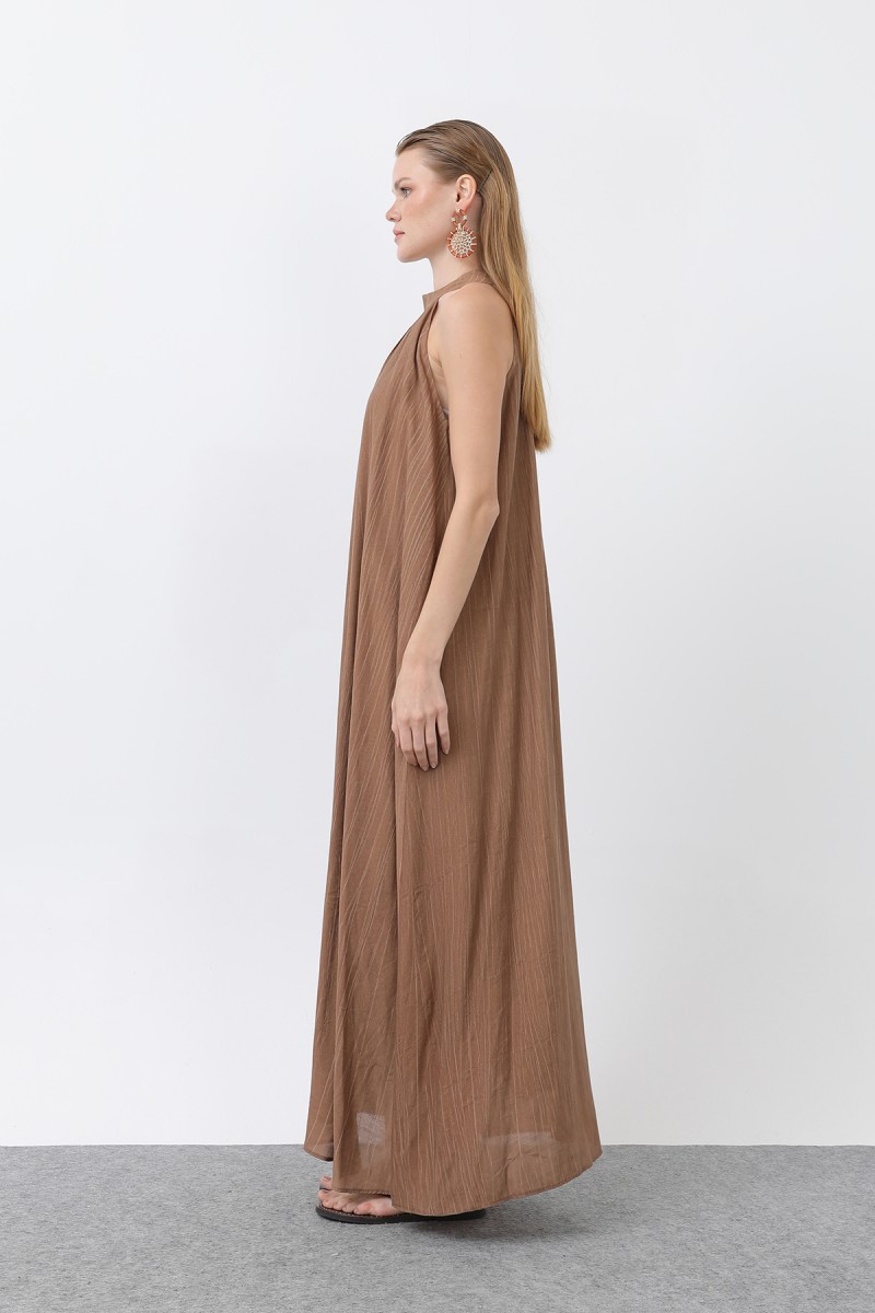 Kadın Halter Yaka Elbise - 32322ELB Kadın Halter Yaka Elbise - 32322ELB