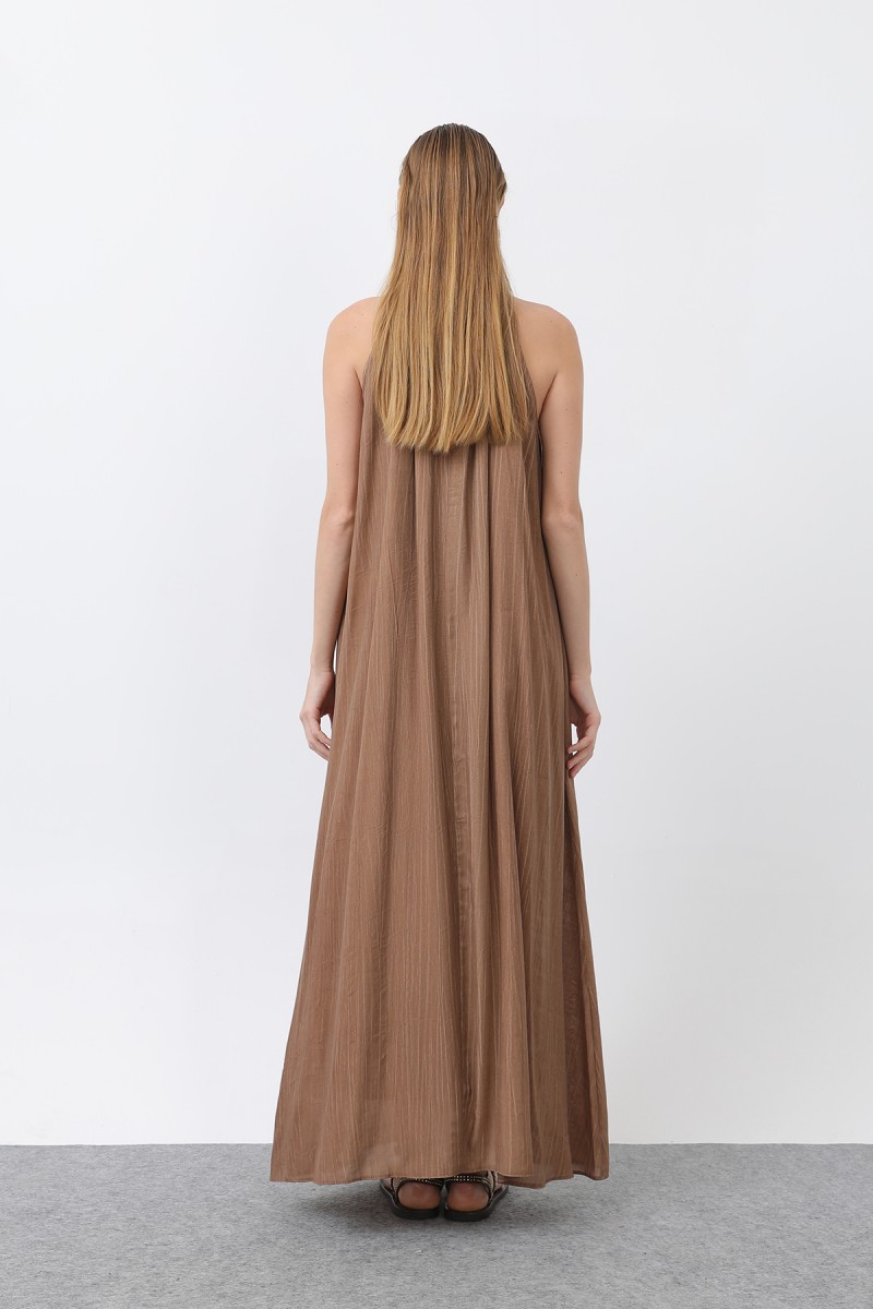 Kadın Halter Yaka Elbise - 32322ELB Kadın Halter Yaka Elbise - 32322ELB