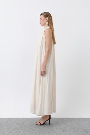 Kadın Halter Yaka Elbise - 32322ELB Kadın Halter Yaka Elbise - 32322ELB