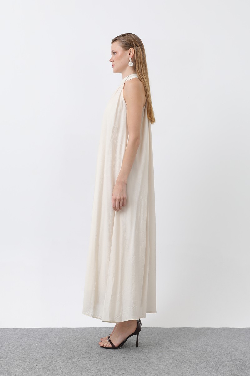 Kadın Halter Yaka Elbise - 32322ELB Kadın Halter Yaka Elbise - 32322ELB