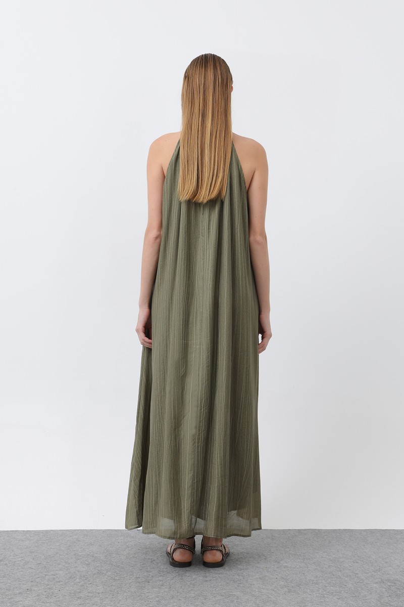 Kadın Halter Yaka Elbise - 32322ELB Kadın Halter Yaka Elbise - 32322ELB