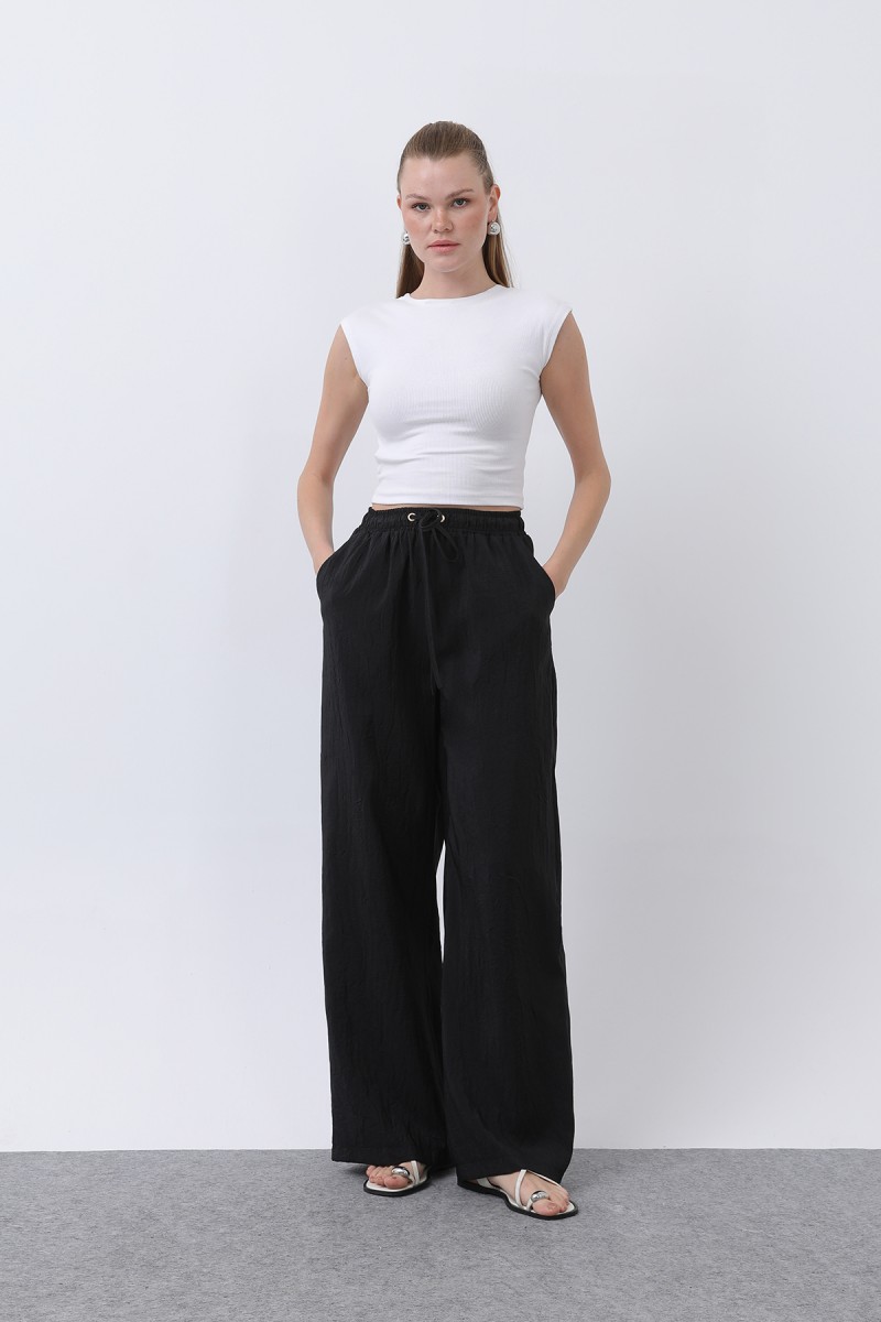 Kadın Belden Bağlamalı Pantolon - 32334PNT Kadın Belden Bağlamalı Pantolon - 32334PNT