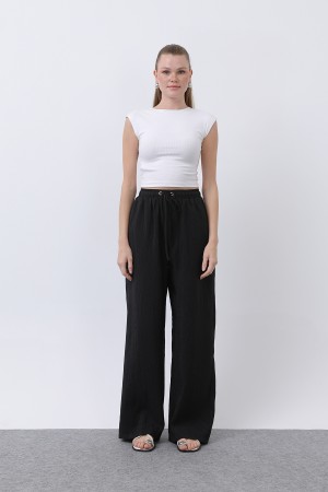 Kadın Belden Bağlamalı Pantolon - 32334PNT Kadın Belden Bağlamalı Pantolon - 32334PNT