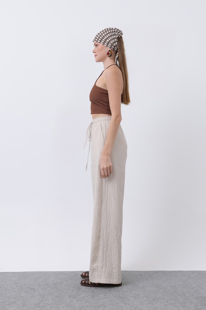 Kadın Belden Bağlamalı Pantolon - 32334PNT Kadın Belden Bağlamalı Pantolon - 32334PNT
